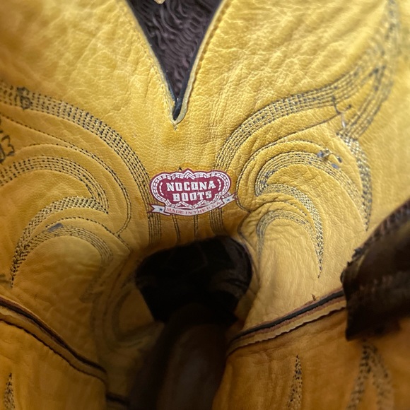 ❤️Vintage Great USED Condition 10B Ostrich leg Nocona Boots - Picture 5 of 12